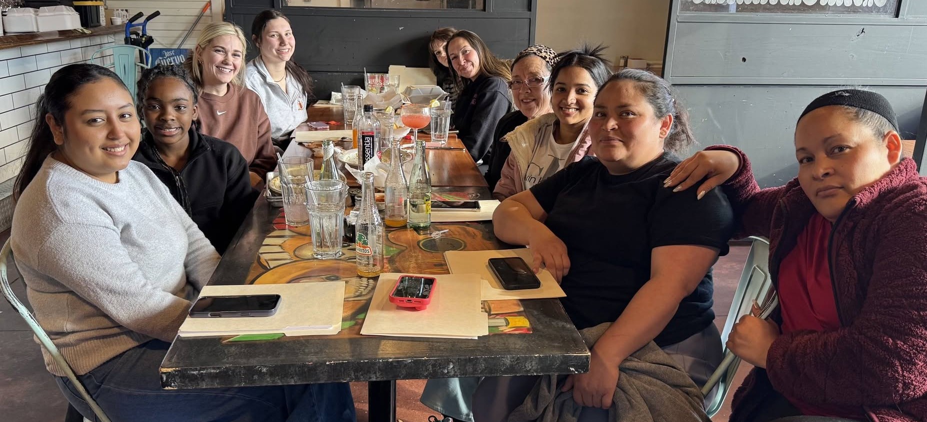 The Mali's Mid-MO Cleaning team gathered together